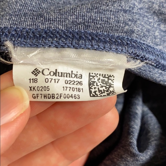 4/$20! Columbia Blue Leggings size S - Picture 9 of 9